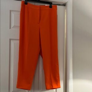 Ann Taylor Bright Orange Cropped Pants
